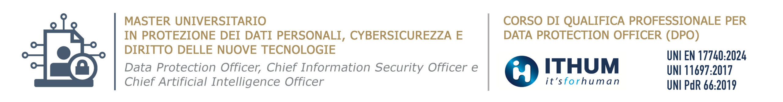 Banner raffigurante il Corso DPO